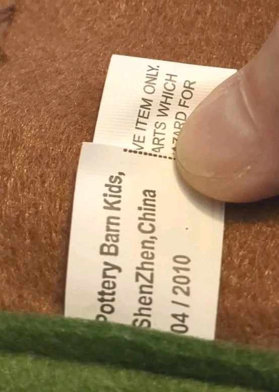 Pottery Barn Kids 58" Hanging Christmas Tree Advent Calendar w/No Monogram - Image 4 of 4