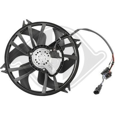 1x Lüfter Motorkühlung Diederichs DCL1306 Diederichs Climate für Citroën Peugeot