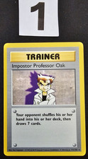 1999 Pokemon Base Shadowless #73 Impostor Professor Oak Rare LP on eBay