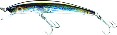 Yo-Zuri F1146SBR Crystal 3D Minnow 4 3/8'', 1/2 oz, Silver Bronze