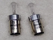 (2) Koehler BM30G Light Bulb Bayonet Socket Carle Cap Lamp CL QG-4 Qty 2 NEW NOS