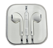 Apple OEM Earbuds Plug-In Earphones Wired with Case 3.5mm Open Box