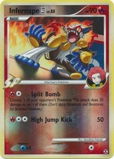 Heavily Played Infernape [4] - 43/111 - Uncommon - Reverse Holo Pokemon Rising R