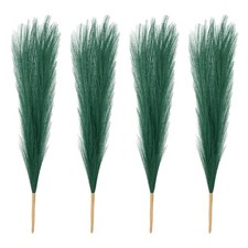 K&uuml;nstliches Pampasgras, 43,2 cm, Boho-Dekor, Dunkelgr&uuml;n, 4 St&uuml;ck