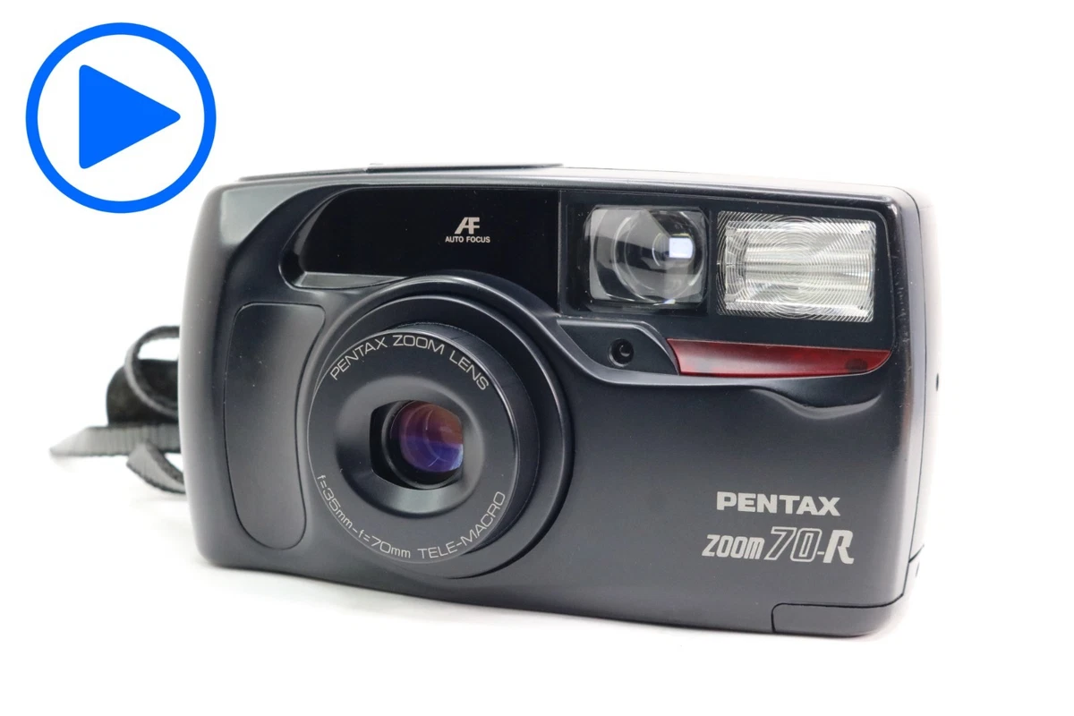 Appareil photo argentique Pentax Zoom70-R 35 mm avec étui (série 36758 – New Wave Pool