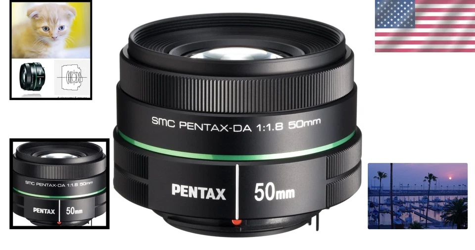 Lightweight 50mm Medium Telephoto Lens f/1.8 for Instant Focus Switching - Image 2 of 4