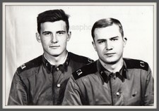 Soldiers Uniform Handsome men boys affectionate couple Soviet Army vintage photo