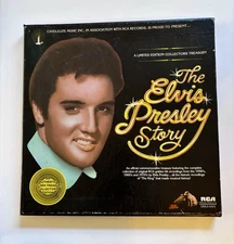 The Elvis Presley Story 5 LP Box Set RCA Golden Treasury DML5-0263