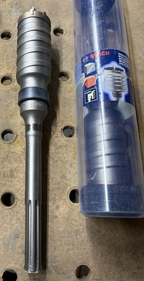 #ad #ad Bosch SDS MAX Hammer Drill Concrete Bit 1 3 4quot; Diameter x 12quot; Length HC8501 $50.00