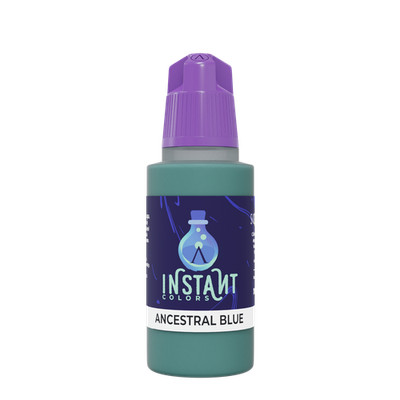 Acrylic ANCESTRAL BLUE Paint by Scale75 | Quick-Drying, Matte Finish, 17ml