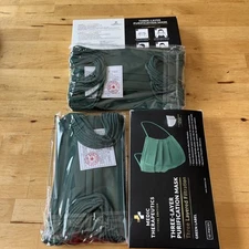 Medic Therapeutics Face Masks Special Edition 3-Layer Purification - Green 20 Ct