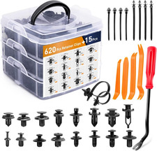 635Pcs Car Push Retainer Clips Auto Fasteners Assortment -16 Most Popular Size