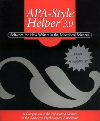 Apa-Style Helper 3.0: Software for New Buch American Psychological Association