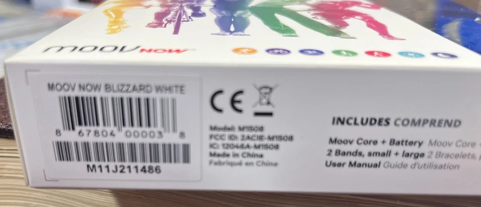 Moov Now Fitness Entrenador Personal y Rastreador Deportivo Monitor de Sueño Blizzard Blanco Foto 3 de 4