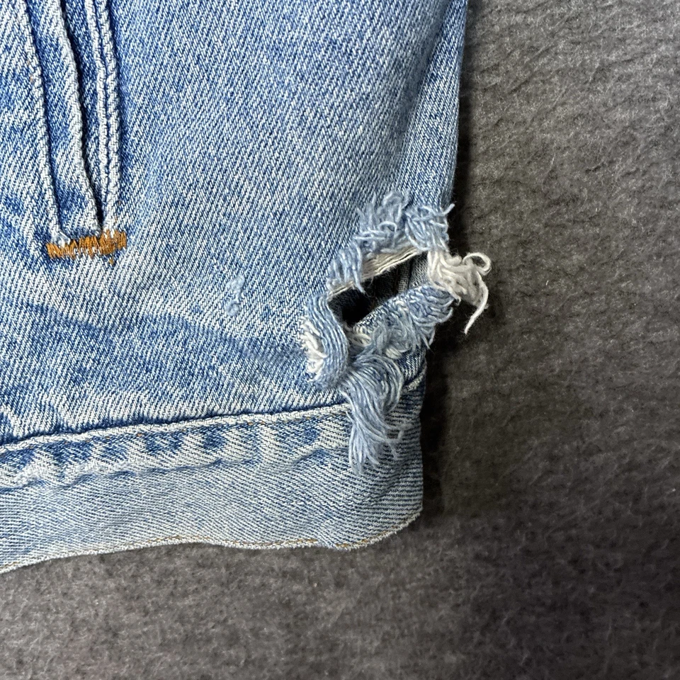 Chaqueta de mezclilla Levis de colección para hombre XL lavado ligero 70507 corte de socorro EE. UU. 90 grunge Foto 2 de 4