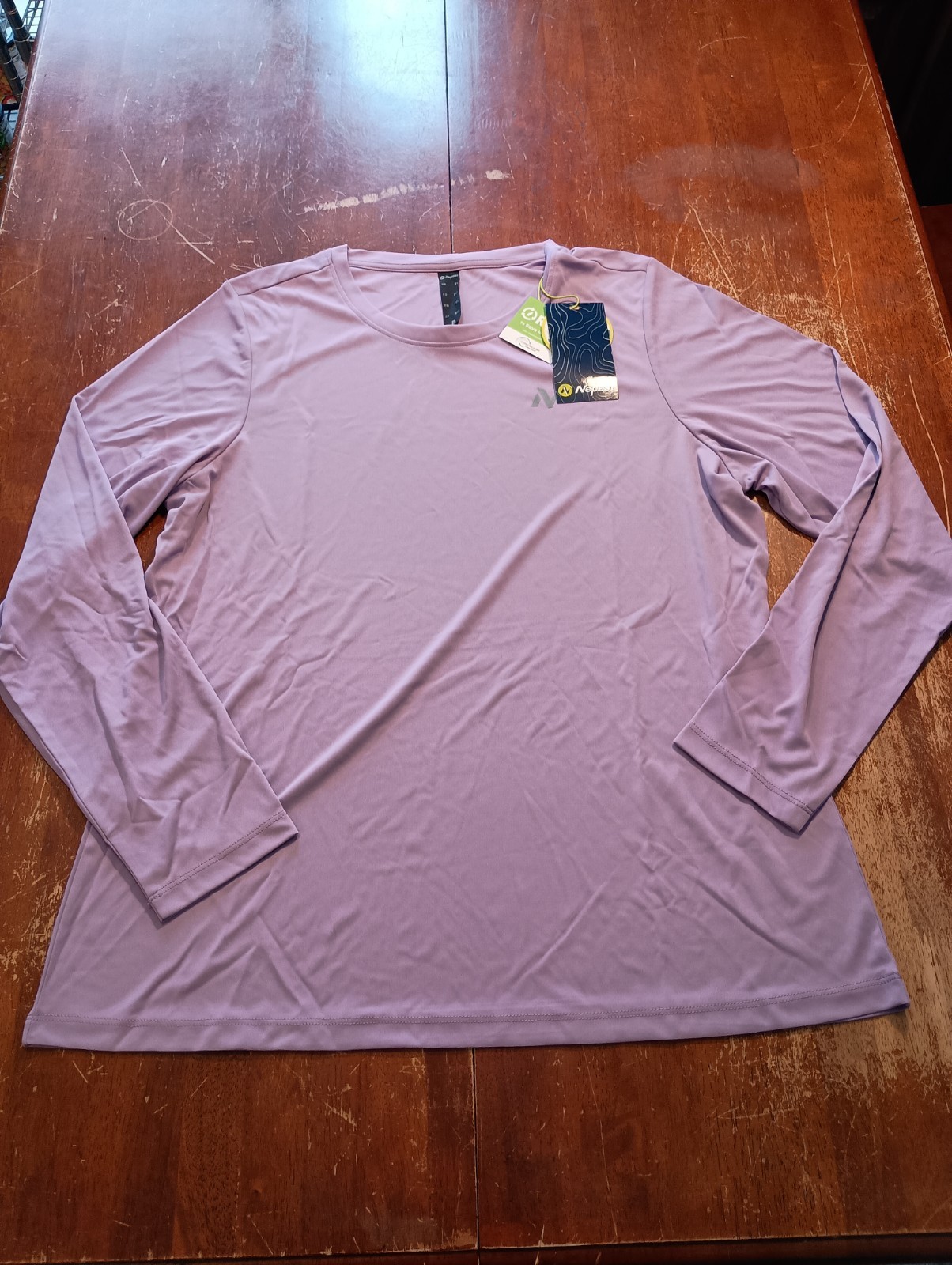 Nepest Women's Purple Long Sleeve UPF 50 T-shirt Size XL