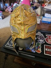Gold Rey Mysterio Semi-Pro Mask