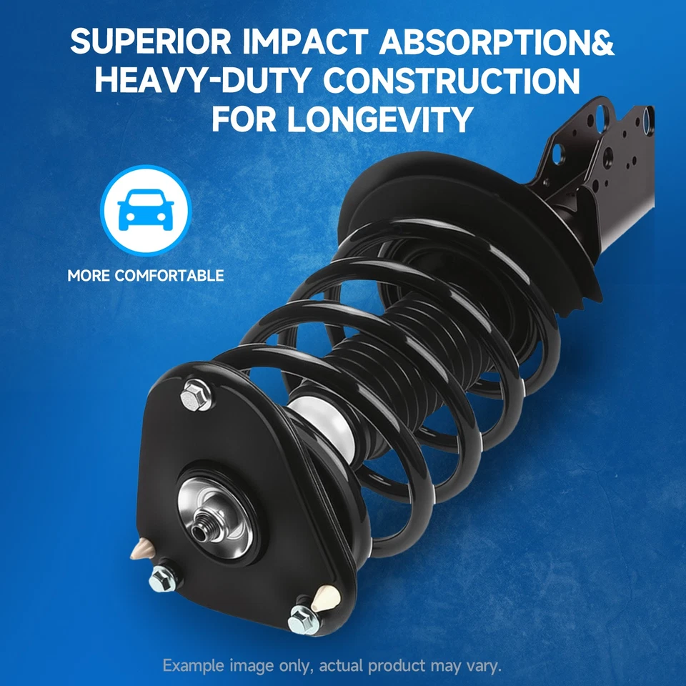 Pair Front Complete Struts w/ Coil Spring For 2012-2017 Jeep Compass Patriot FWD - Image 3 of 4