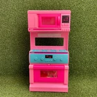 Vintage 1994 Mattel Barbie So Much To Do Microwave Oven Stove Kitchen Set