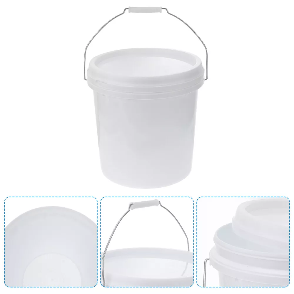 Plastic buckets with lids on sale for food storage