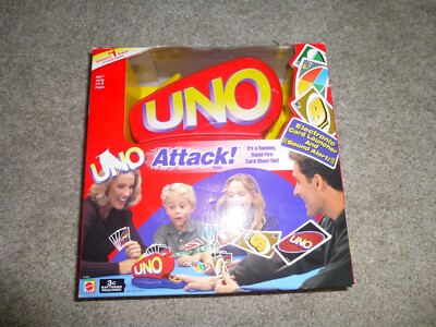 New Uno Attack 1999-2002 Mattel Inc. Fun Electronic Card Game