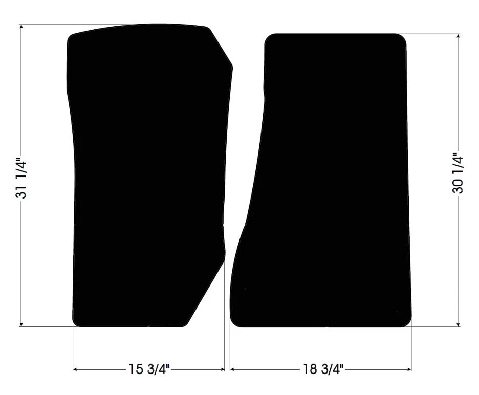 ¡NUEVO! Alfombrillas negras GMC S15 1982-2004 Sonoma Pick Logo Foto 4 de 4