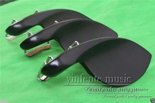 3pcs violin ebony parts,3pcs Black ebony chinrest 3pcs chinrest clamp New