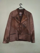 Original Meindl Hirschleder Trachtenjacke mit Stickerei top Zustand Gr. 38