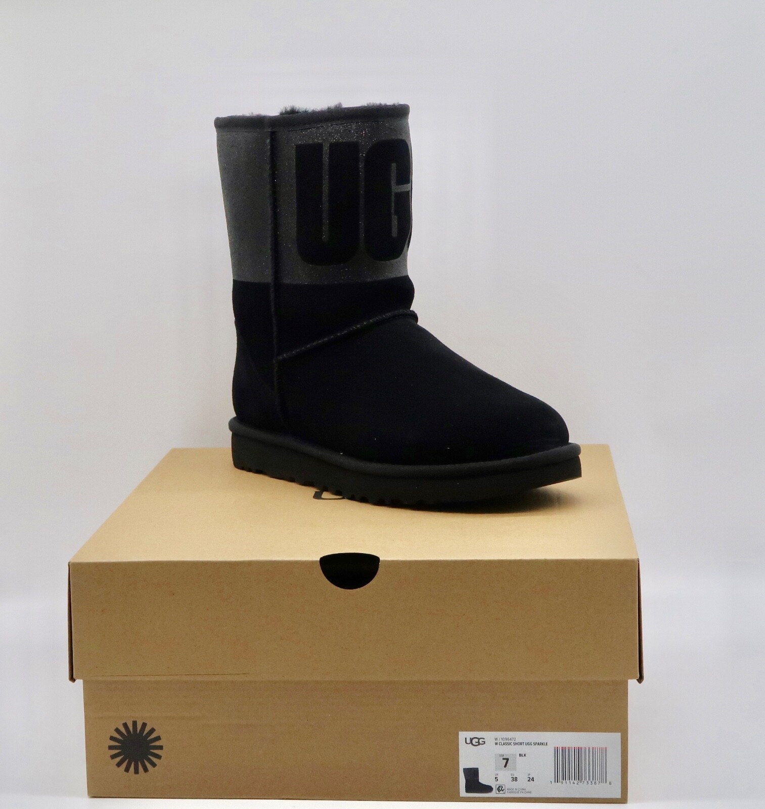 ugg women's classic short sparkles boot