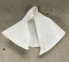 SU-375-NDHC-WT: White Wired hood cape for 3.75" Acid Rain Star Wars (No Figure)