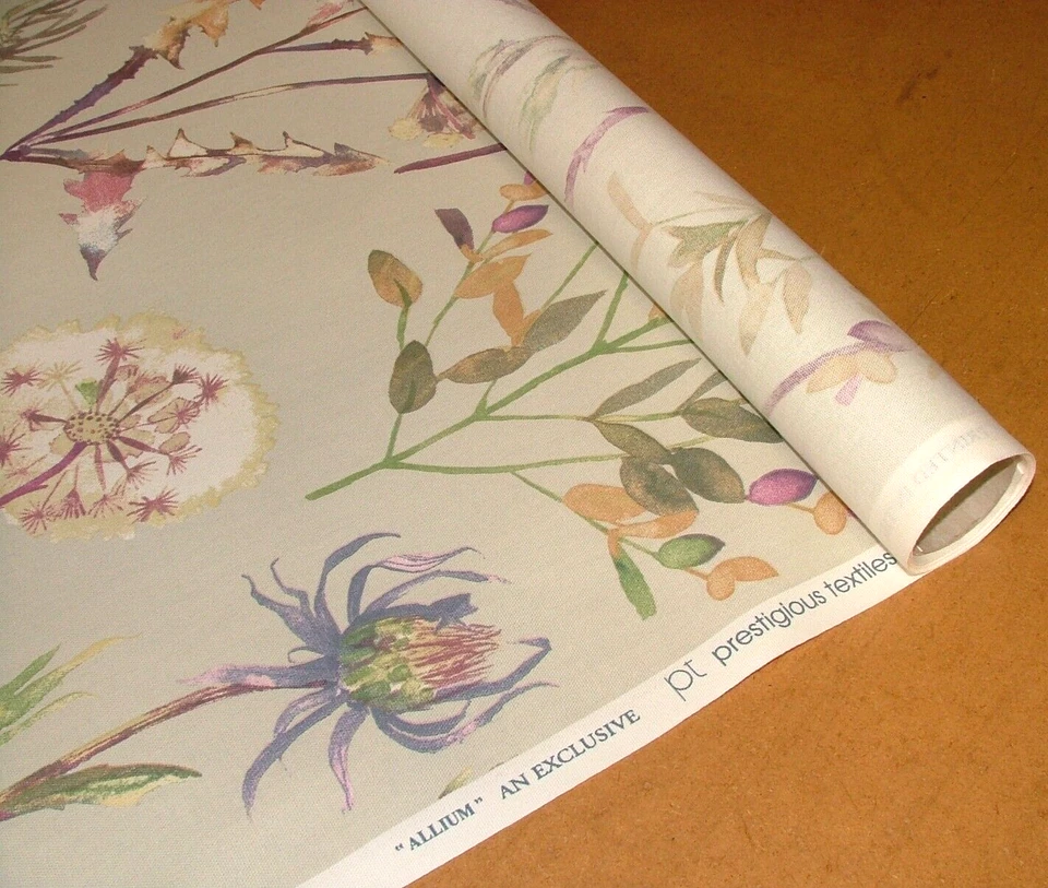 1,9m Prestigious Textiles Allium Jewel Baumwollstoff Polster Kissen Vorhang - Bild 2 von 4