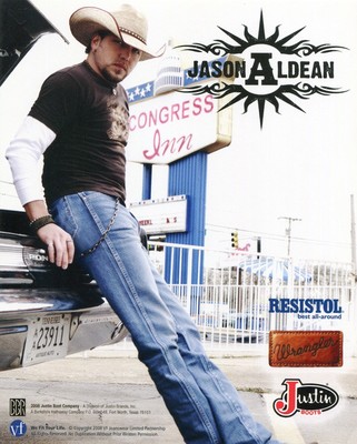 JASON ALDEAN 2008 Promo Ad 8 x 10 Photo 