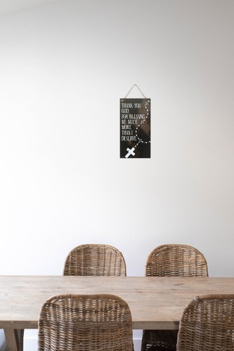 CARISPIBET Thank you God for blessing me | religious decorative sign home decor - Picture 4 of 6