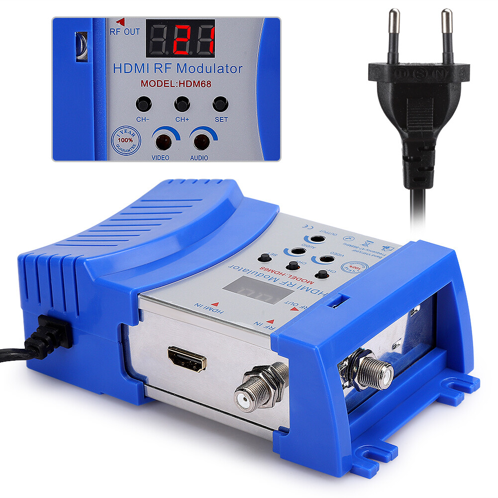 HD Modulator HDM68 Digital Modulator RF VHF/UHF Frequency Computer