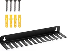 Sumnacon Wall Mounted Cable Hanger and Organizer, 13 Cable Slot Cable Hanger