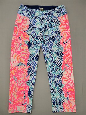 Lilly Pulitzer Luxletic Medium Weekender High Crop Leggings Blue
