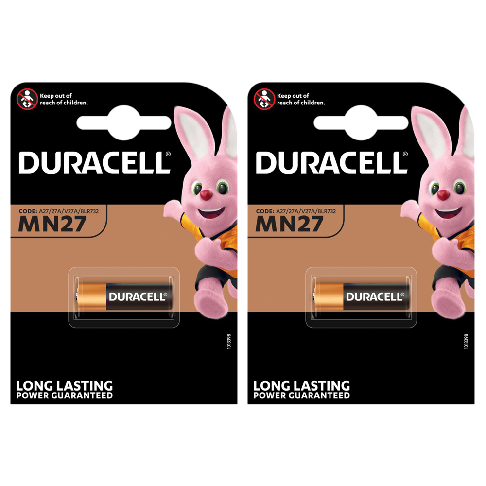 Duracell MN27 A27 GP27A MN27 E27A 12V Batteries x 2 *Long Expiry* eBay