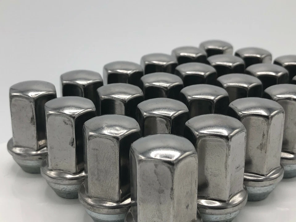 24 Chevy Silverado Suburban Tahoe Avalanche Factory OEM Chrome 14x1.5 Lug Nuts - Image 2 of 4