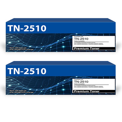 1-4 XXL Toner für Brother TN2510 TN2510BK MFC-L2827DWXL MFC-L2835DW MFC-L2860DW