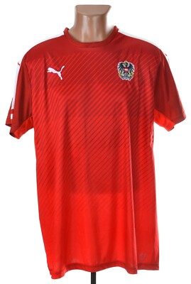 ÖSTERREICH 2016/2017 HEIM FUSSBALLTRIKOT PUMA GRÖSSE XL ERWACHSENE