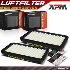 2x Luftfilter Filtereinsatz Filter für Suzuki Liana ER RH 1.6 Swift 3 EZ 1.3-1.6