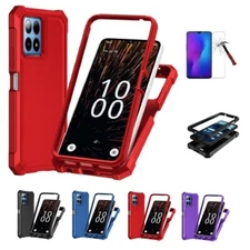 For Boost Summit 5G 2024, Full Body TPU Cover Case + Tempered Glass