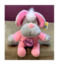 1984 VINTAGE DAKIN'S SQUEAKY DRESSED IN PINK MOUSE PLUSH/STUFFED ANIMAL
