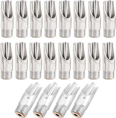 20PCS Stainless Steel Automatic Nipple Drinker Waterer 1/2'' NPT Thread Pig Hog