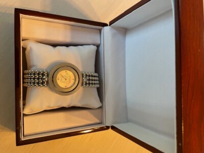 Versace Mother Of Pearl Eon Medusa Watch - Silver  display picture 1