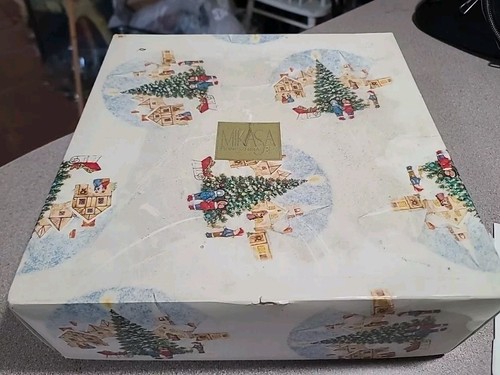 Mikasa Bone China Merry Christmas Plate, Cup & Saucer In Original Box