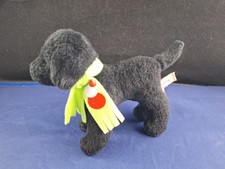 Douglas Cuddle Toys Plush BLACK LAB w/ Scarf 638 ULTRA RARE  18FB