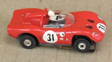 Aurora Red Alfa Romeo 31 w/T-Jet HO Slot Car