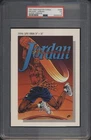 1991 Nike Poster Cards Michael Jordan Super Jordan #946 PSA 5 e10