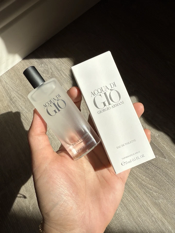 2 paquetes - Armani Acqua di Giò Eau de Toilette - 15 ml / 0,5 fl oz cada uno - Nuevo Foto 3 de 4